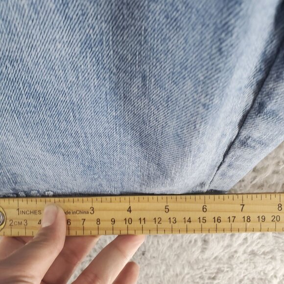 Old Navy Jeans Womens 18 Light Blue O.G. Straight High Rise Stretch Denim - Picture 9 of 11